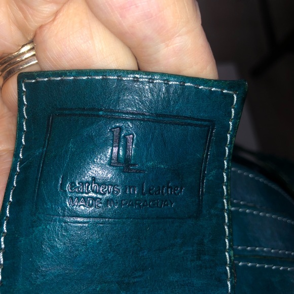 Leathers in leather cow hide ladies purse handbag shoulder bag - Picture 10 of 10